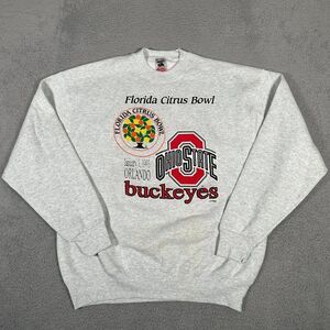Vtg Ohio State Buckeyes Sweatshirt Adult XL 1993 Florida Citrus Bowl Football‎
